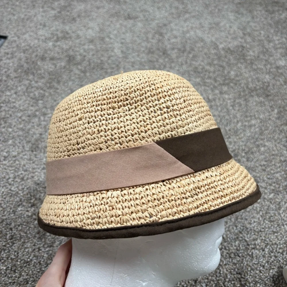 Goorin Bros Straw Cloche Hat - Picture 6 of 9